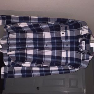 Old navy Flannel (Blue & White)
